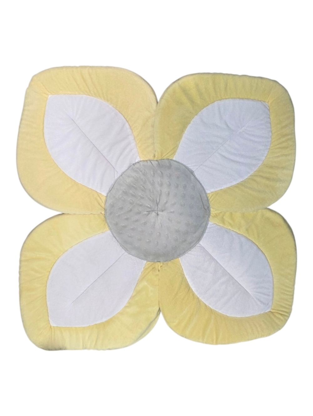 Blooming Bath Yellow Plush Baby Bath Lotus